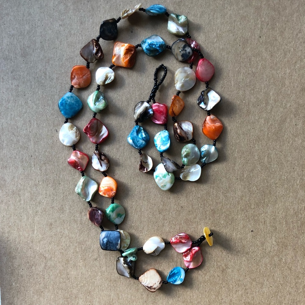 Unique vintage stone necklace 🗃️ - Picture 3 of 9